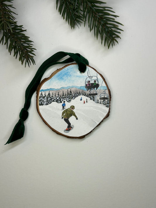 Ski Ornament
